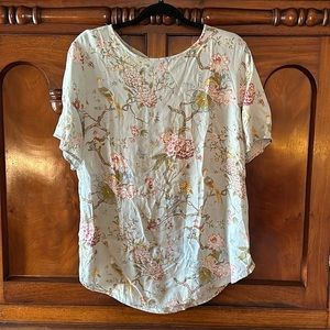 GP&J Baker x H&M floral blouse